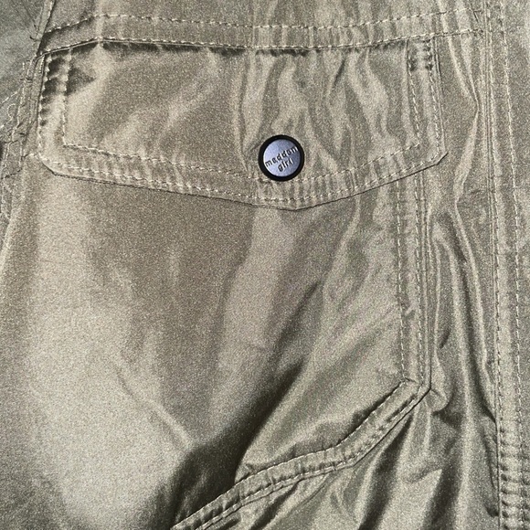 Madden Girl Parka in Olive Green with Faux Fur Lined Hood - Picture 4 of 8